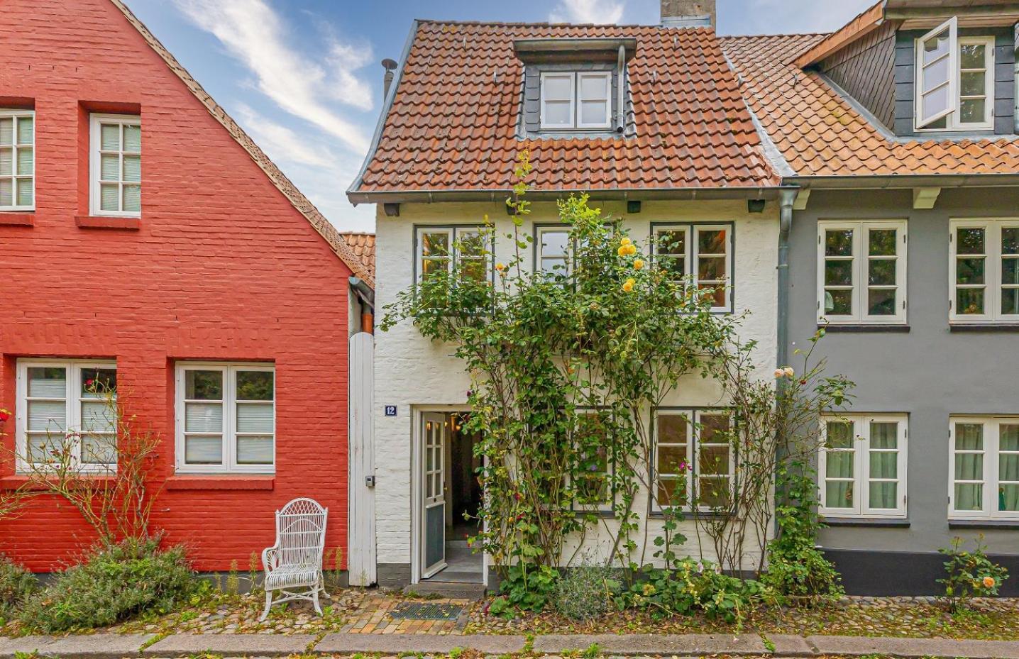 Fewo1846 - Altes Steuermannhaus - Uriges Reihenhaus Mit 2 Schlafzimmern In Der Altstadt Flensburg Exteriör bild